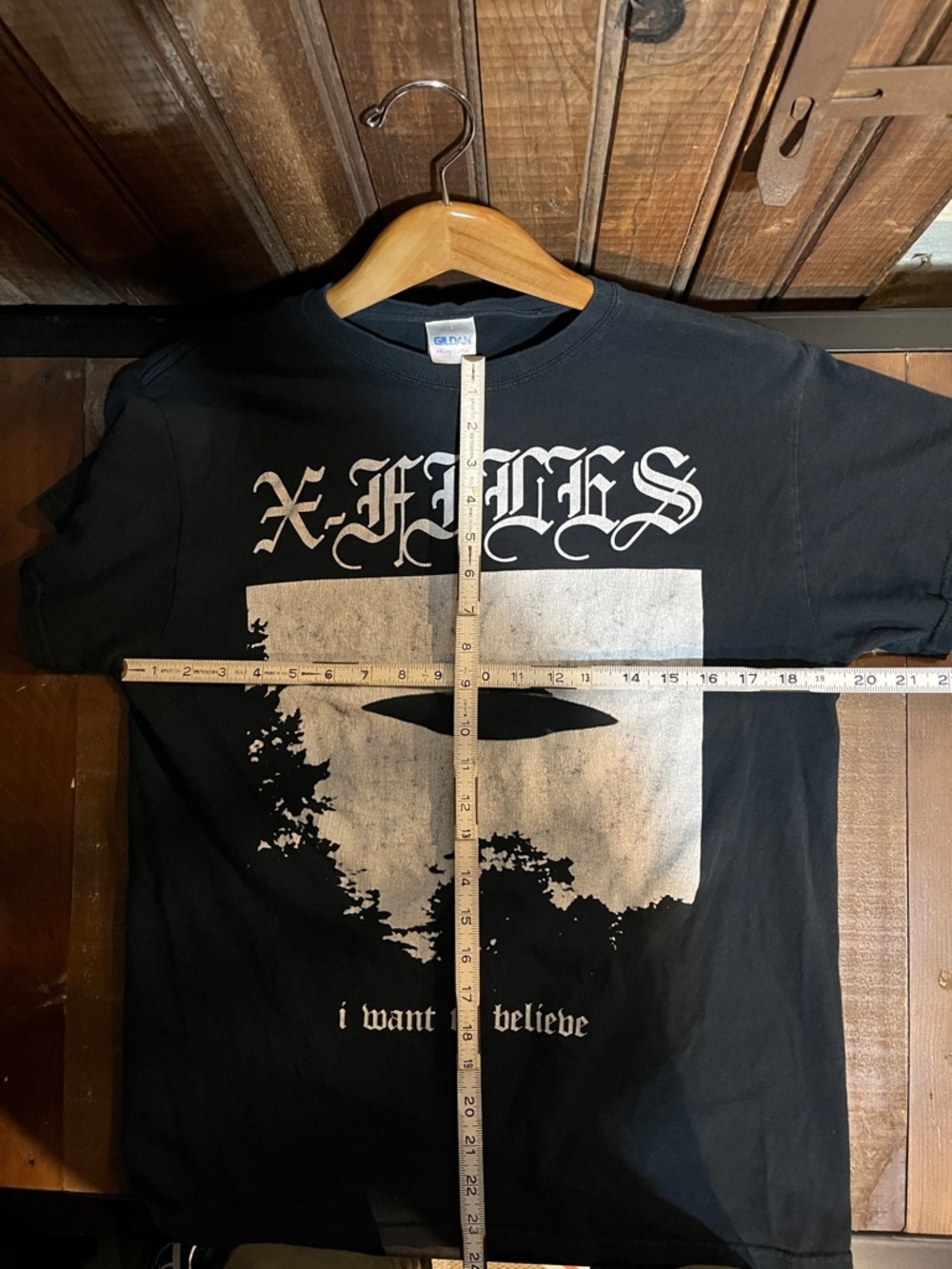 X-Files 'I Want to Believe' Black Graphic Tee - Picture 7 of 7